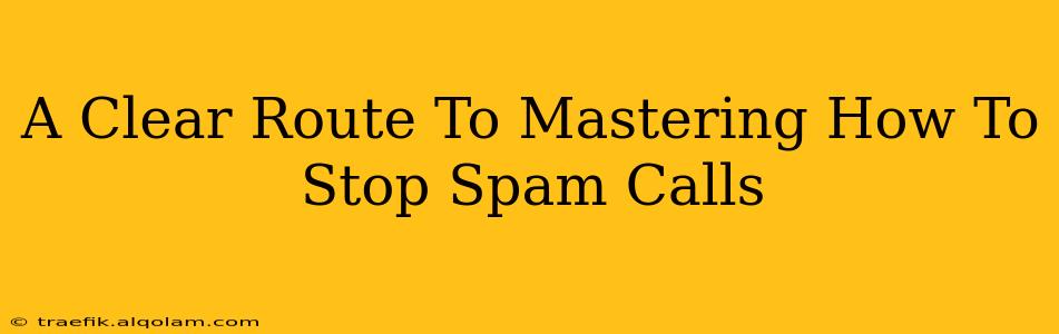 A Clear Route To Mastering How To Stop Spam Calls