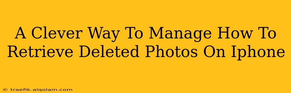 A Clever Way To Manage How To Retrieve Deleted Photos On Iphone