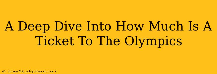 A Deep Dive Into How Much Is A Ticket To The Olympics