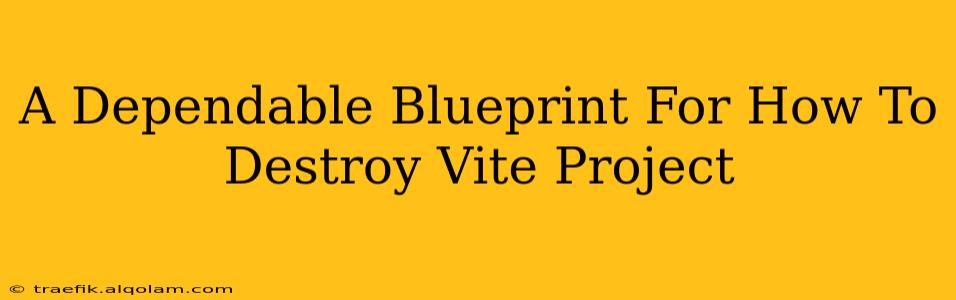 A Dependable Blueprint For How To Destroy Vite Project