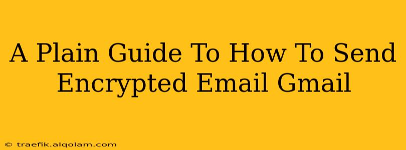 A Plain Guide To How To Send Encrypted Email Gmail