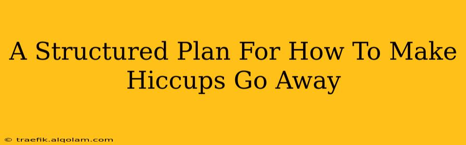 A Structured Plan For How To Make Hiccups Go Away