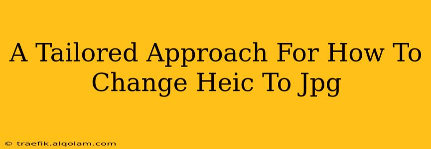 A Tailored Approach For How To Change Heic To Jpg