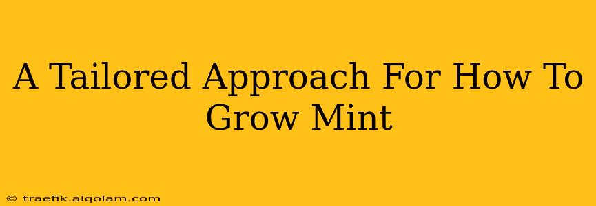 A Tailored Approach For How To Grow Mint