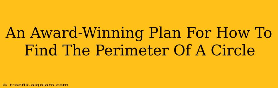 An Award-Winning Plan For How To Find The Perimeter Of A Circle