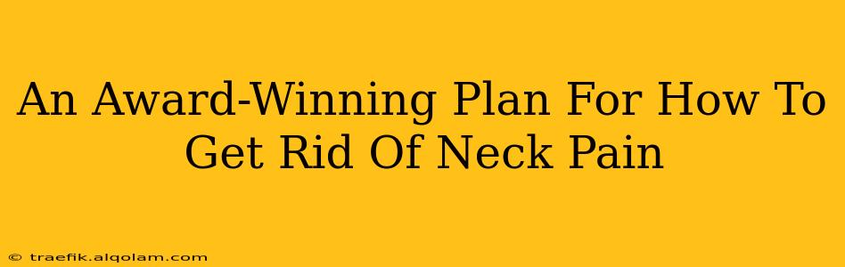 An Award-Winning Plan For How To Get Rid Of Neck Pain