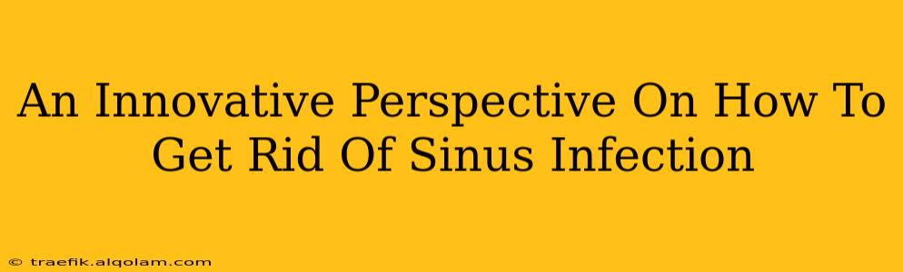 An Innovative Perspective On How To Get Rid Of Sinus Infection