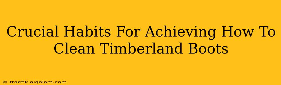 Crucial Habits For Achieving How To Clean Timberland Boots