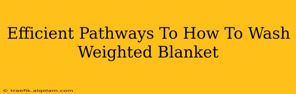 Efficient Pathways To How To Wash Weighted Blanket