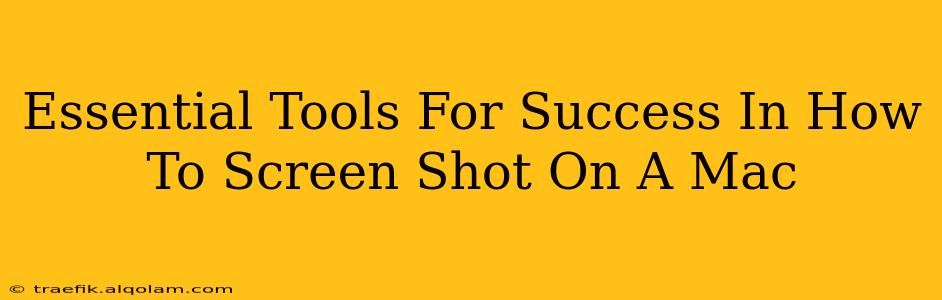 Essential Tools For Success In How To Screen Shot On A Mac