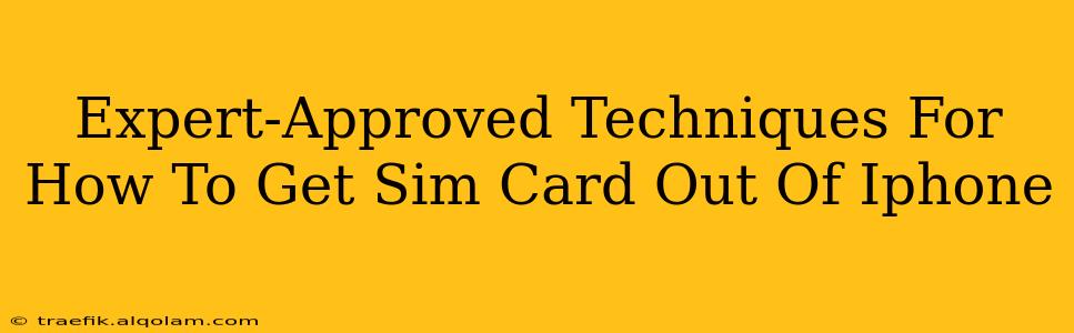 Expert-Approved Techniques For How To Get Sim Card Out Of Iphone