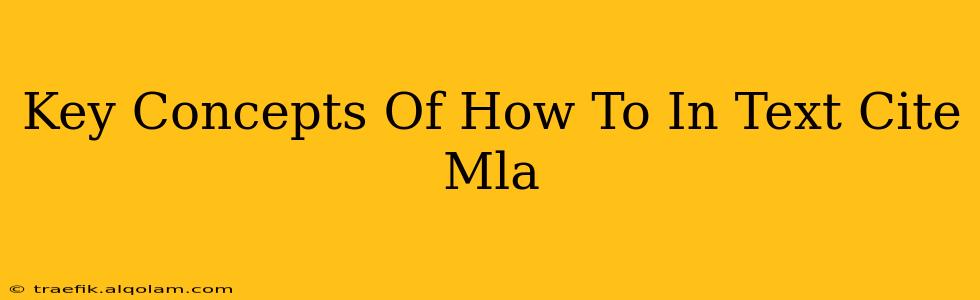 Key Concepts Of How To In Text Cite Mla