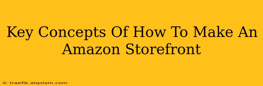 Key Concepts Of How To Make An Amazon Storefront