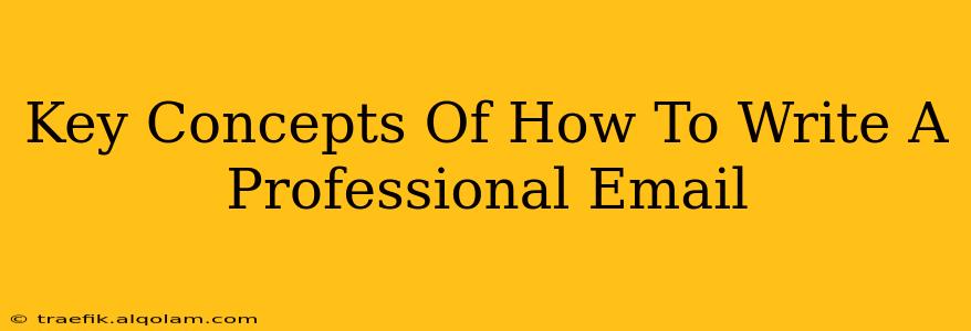 Key Concepts Of How To Write A Professional Email