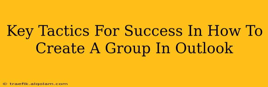 Key Tactics For Success In How To Create A Group In Outlook