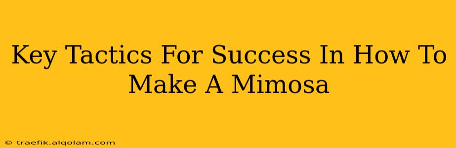 Key Tactics For Success In How To Make A Mimosa