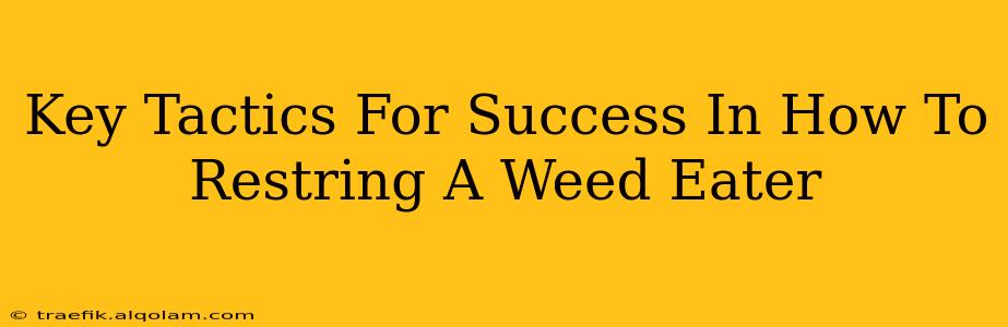 Key Tactics For Success In How To Restring A Weed Eater