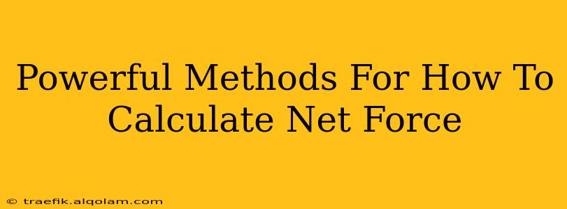 Powerful Methods For How To Calculate Net Force