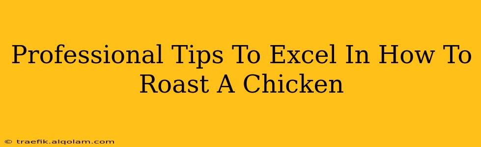 Professional Tips To Excel In How To Roast A Chicken