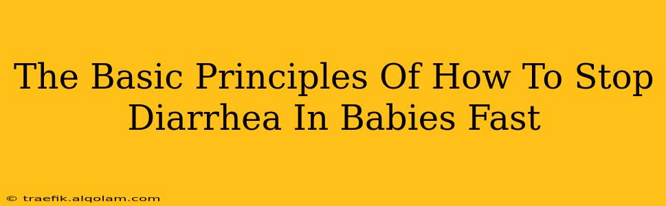 The Basic Principles Of How To Stop Diarrhea In Babies Fast