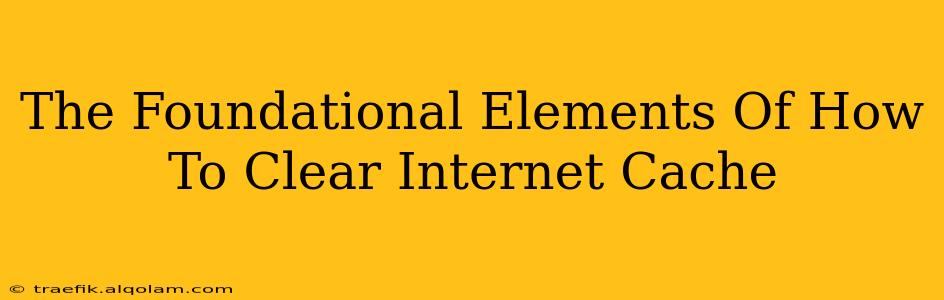 The Foundational Elements Of How To Clear Internet Cache