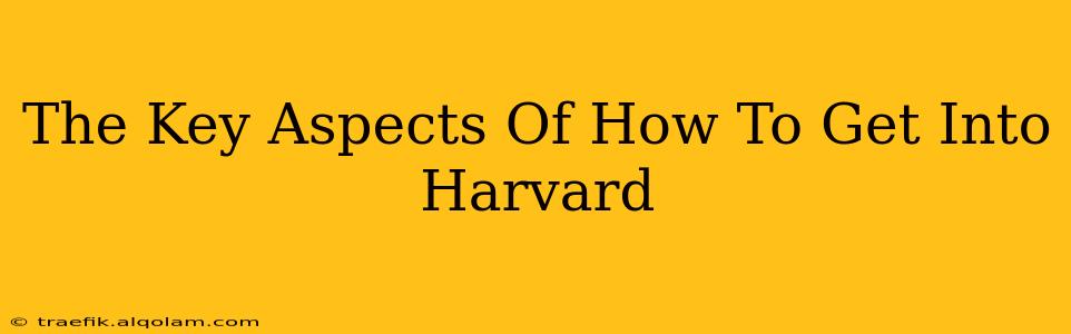 The Key Aspects Of How To Get Into Harvard