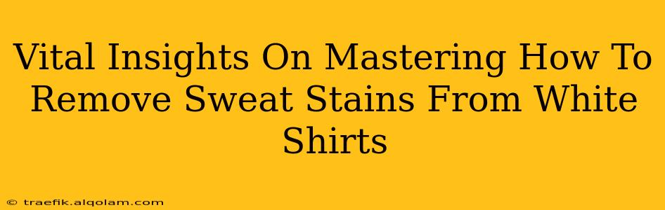 Vital Insights On Mastering How To Remove Sweat Stains From White Shirts